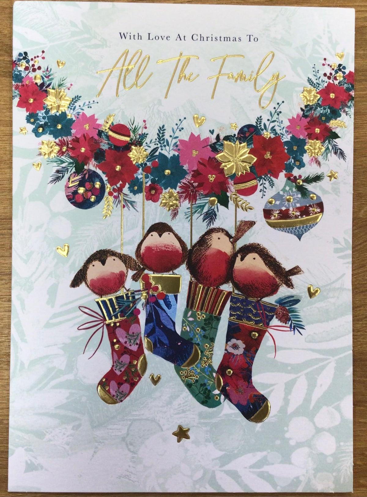 All The Family Christmas Card - Words N' Wishes