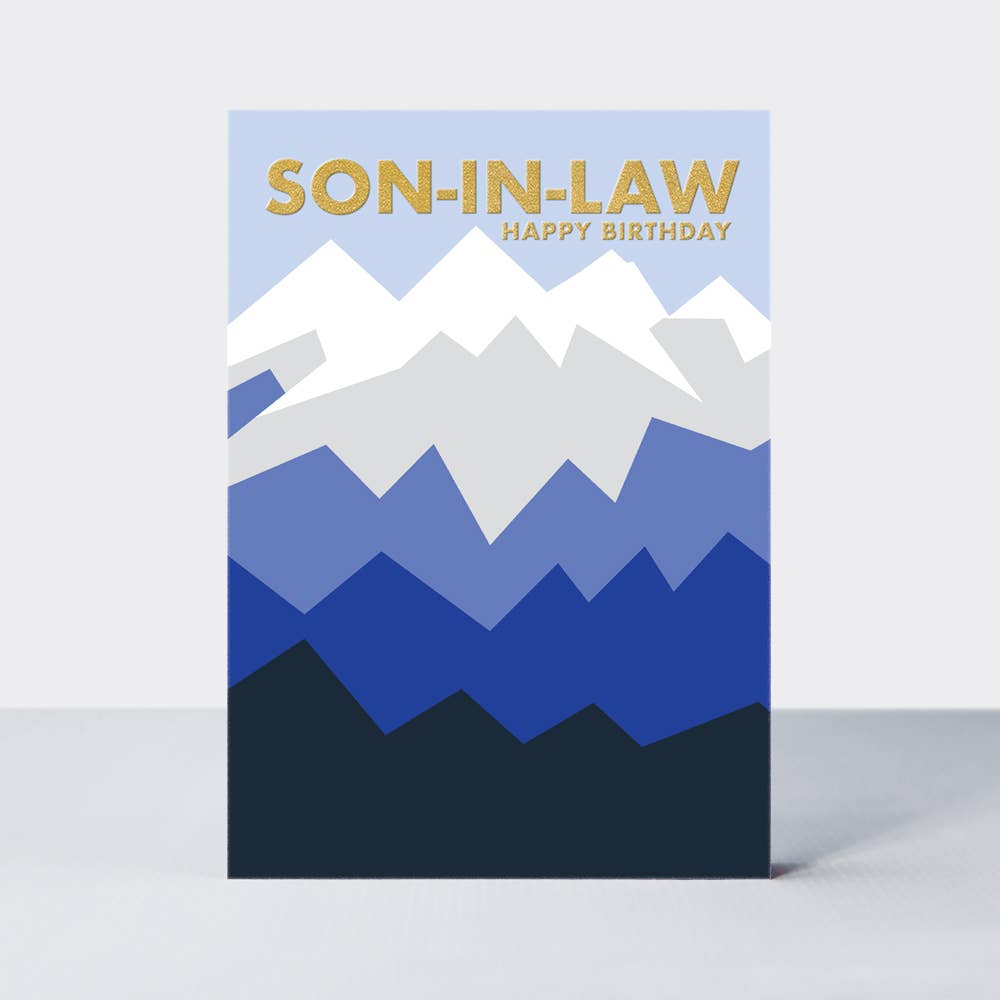 Son-In-Law Birthday Card - Rachel Ellen