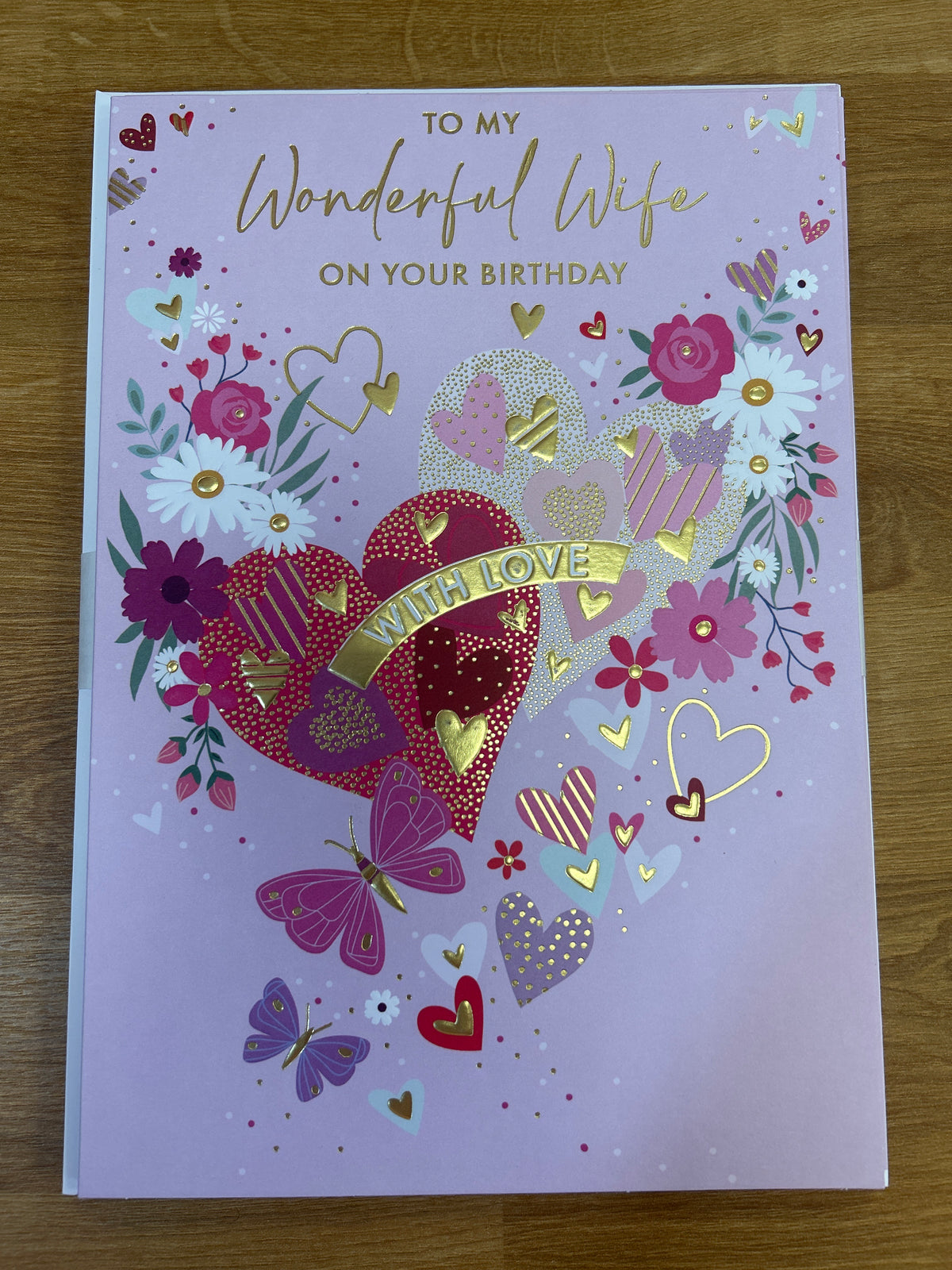 Wife Birthday Card - Words 'n' Wishes