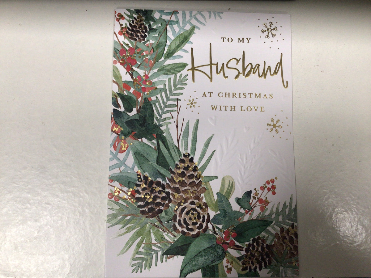 Husband Christmas Card - Words N' Wishes
