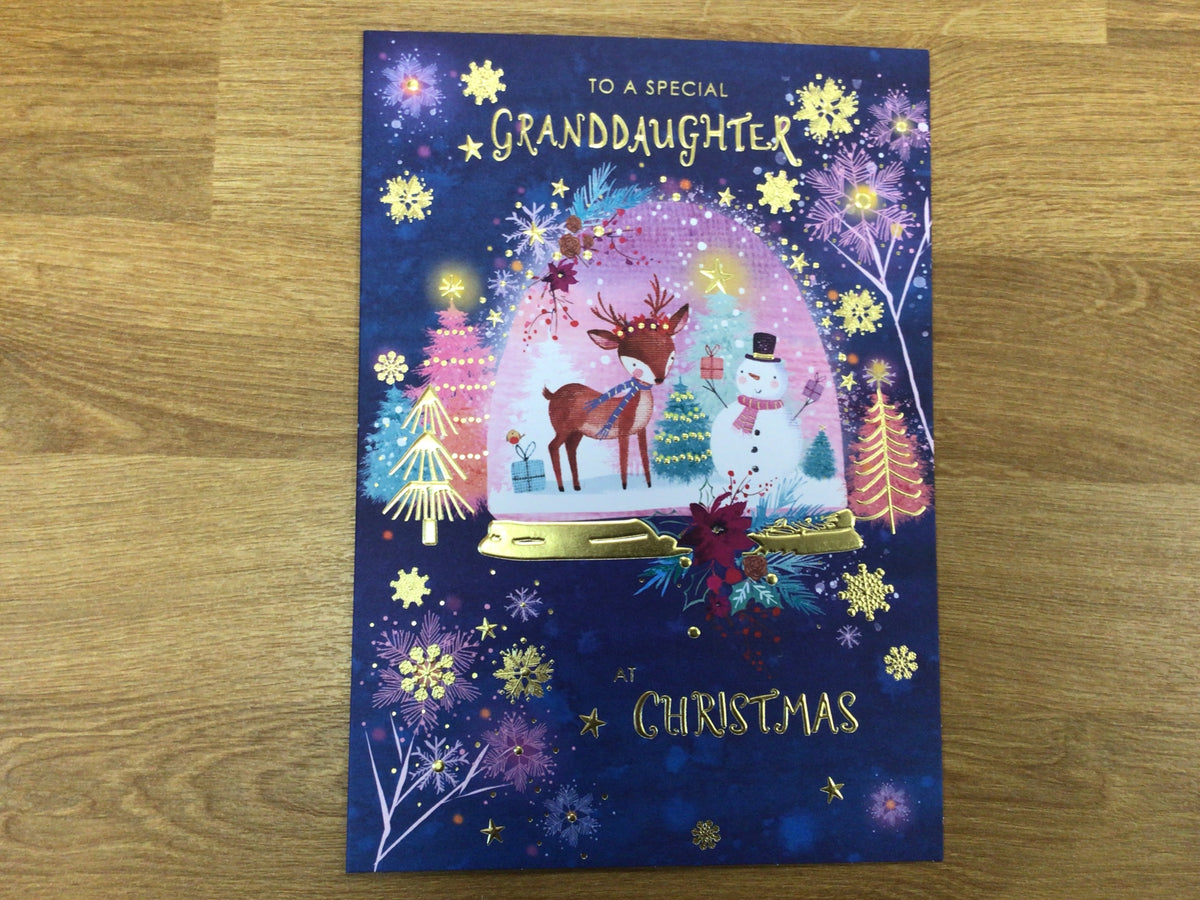 Granddaughter Christmas Card - Words N' Wishes
