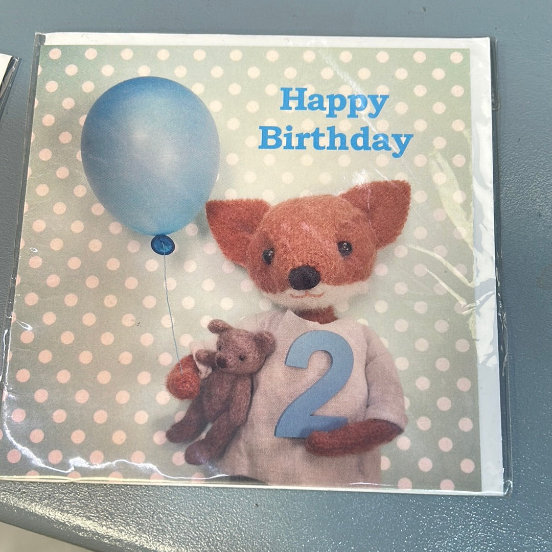 2nd Birthday Card - Pippi & Me