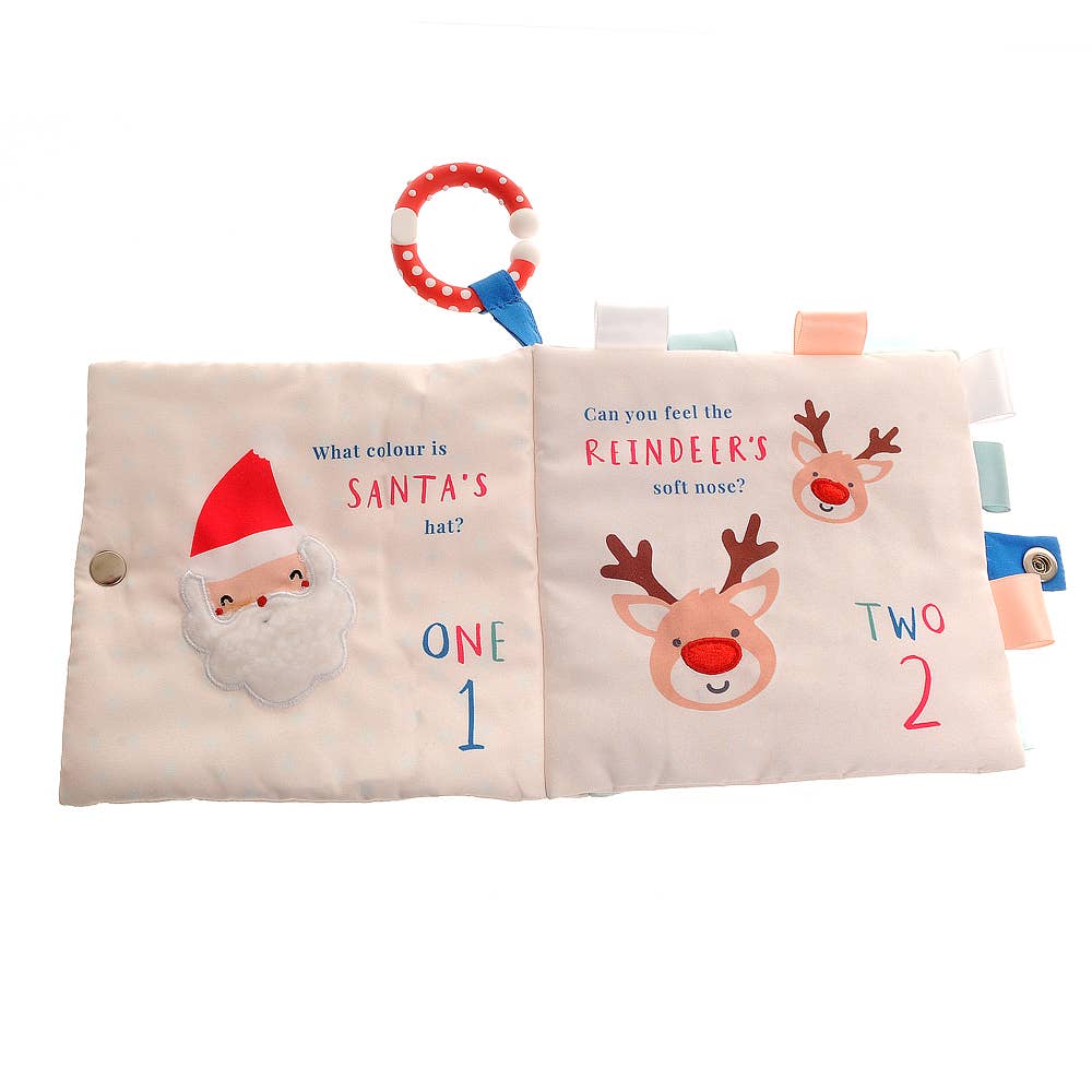 Christmas Counting Soft Book Beige