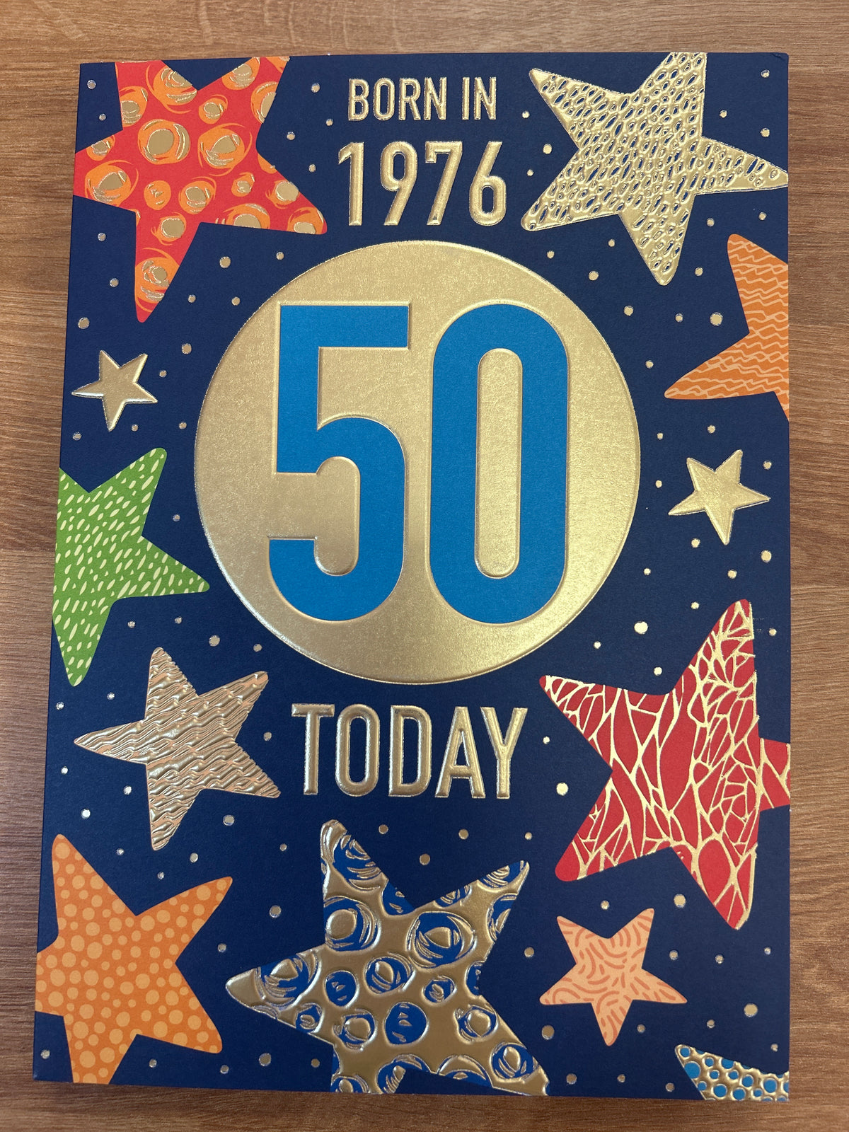 50th Birthday Card - Words 'n' Wishes