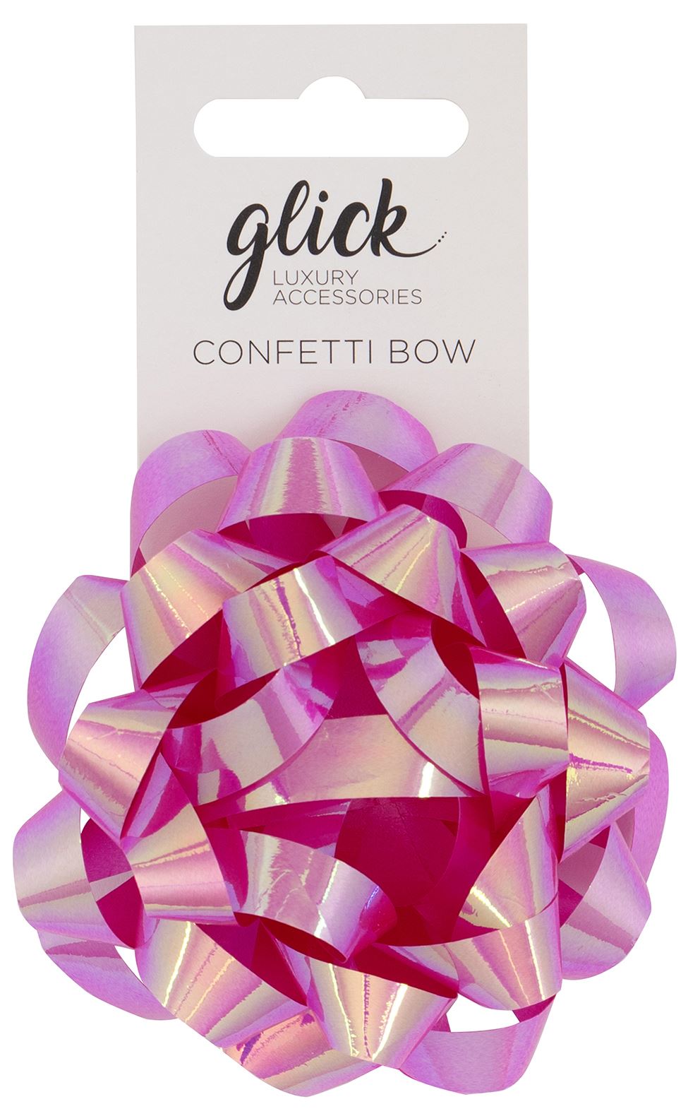 Bow Irridescent Pink
