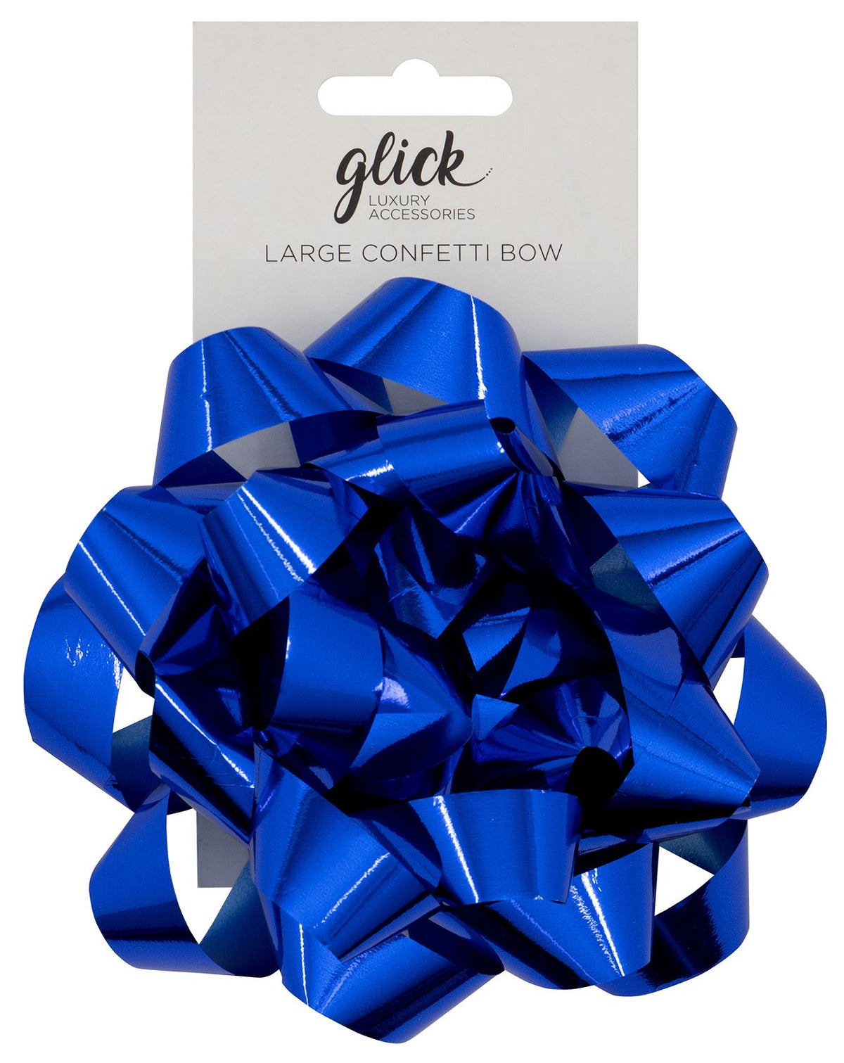 Confetti Bow Large Indigo
