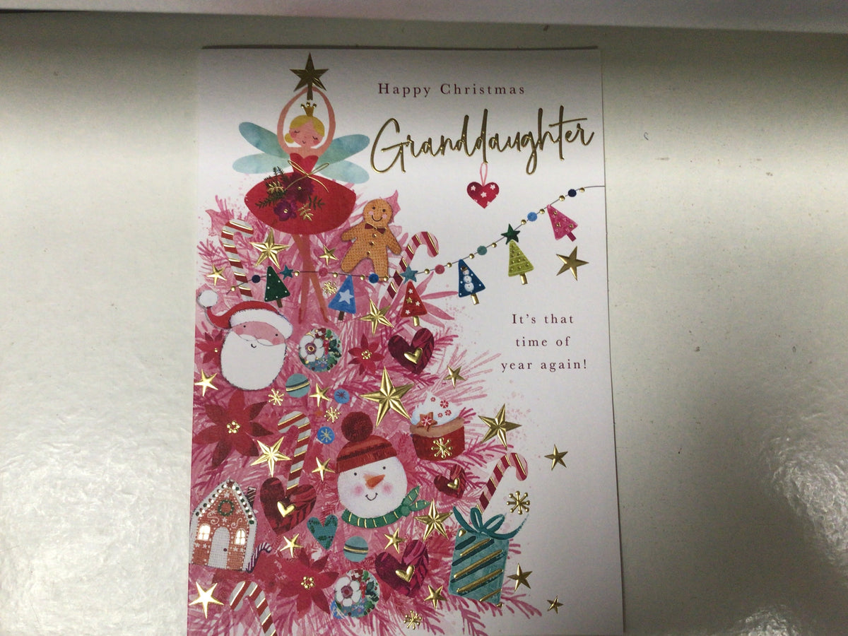 Granddaughter Christmas Card - Words N' Wishes