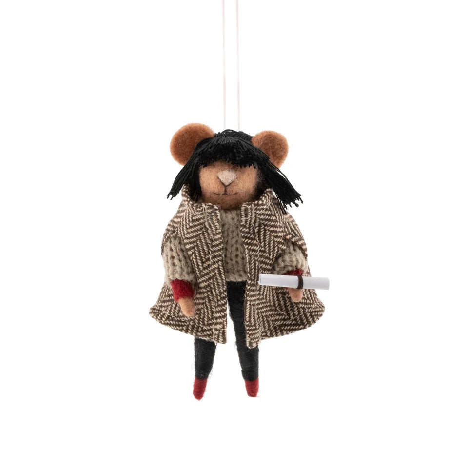 Claudia Traitors Mouse Felt Decoration
