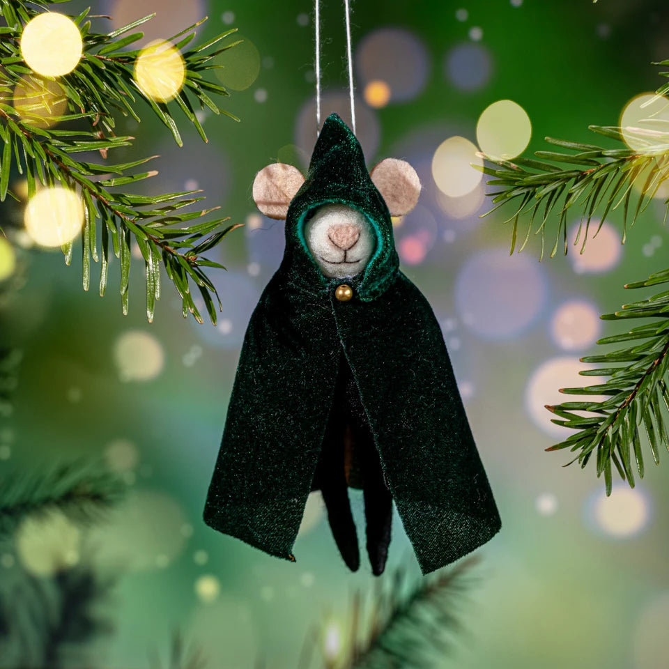Cloaked Traitors Mouse Felt Decoration