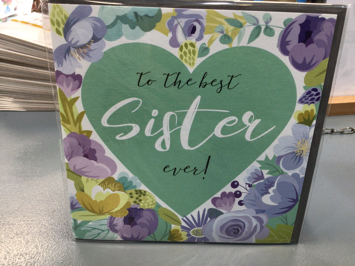 Sister Birthday Card - Pink Pig Cards