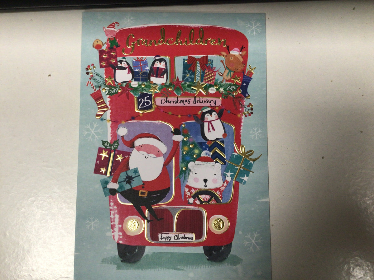 Grandchildren Christmas Card - Words N' Wishes