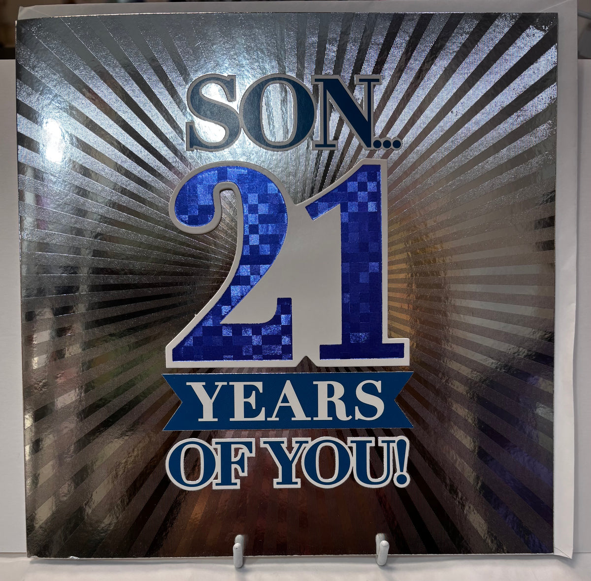 21st Son Birthday Card - Hallmark