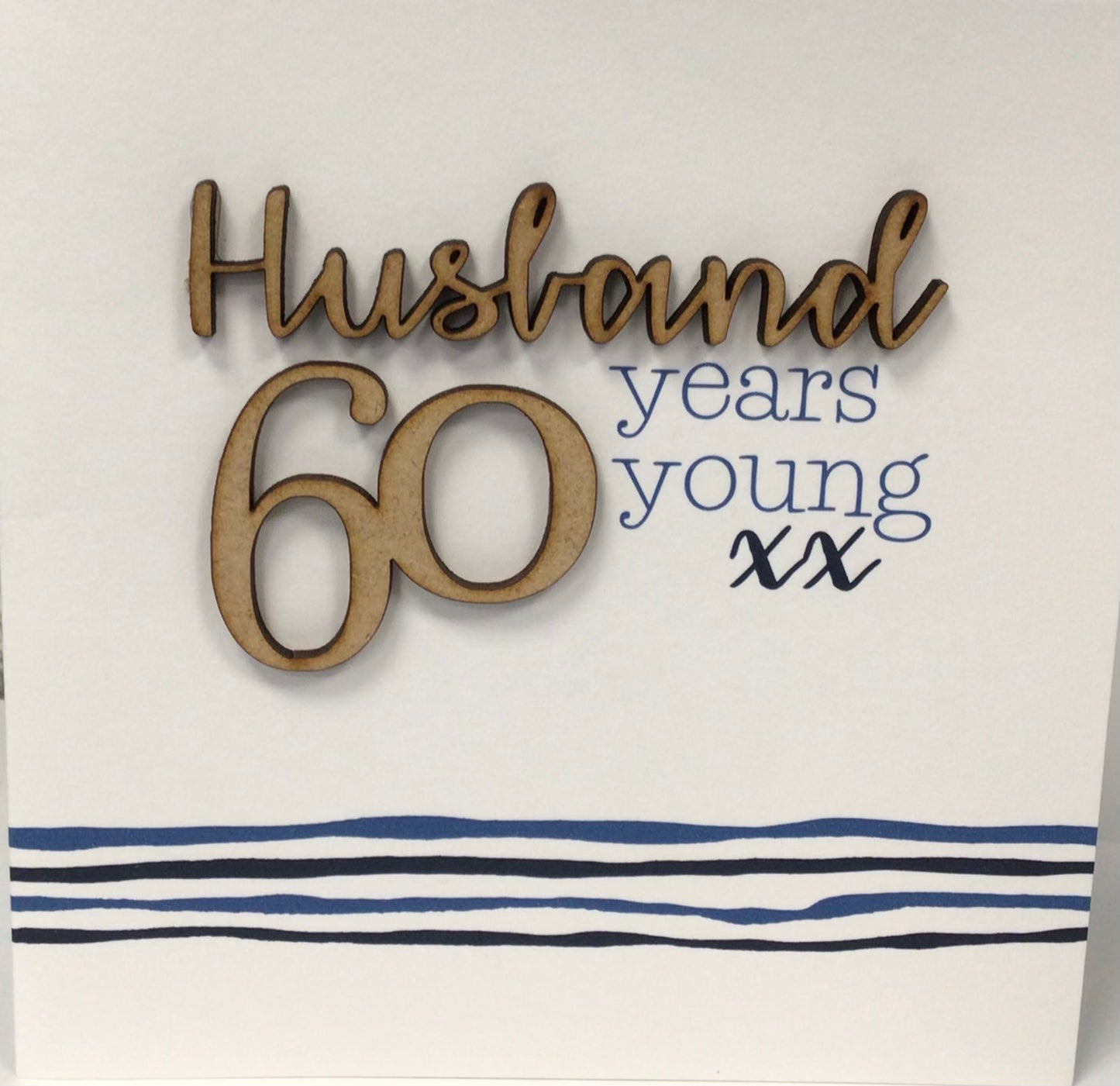 Husband 60 Birthday Card - Tracey Russell