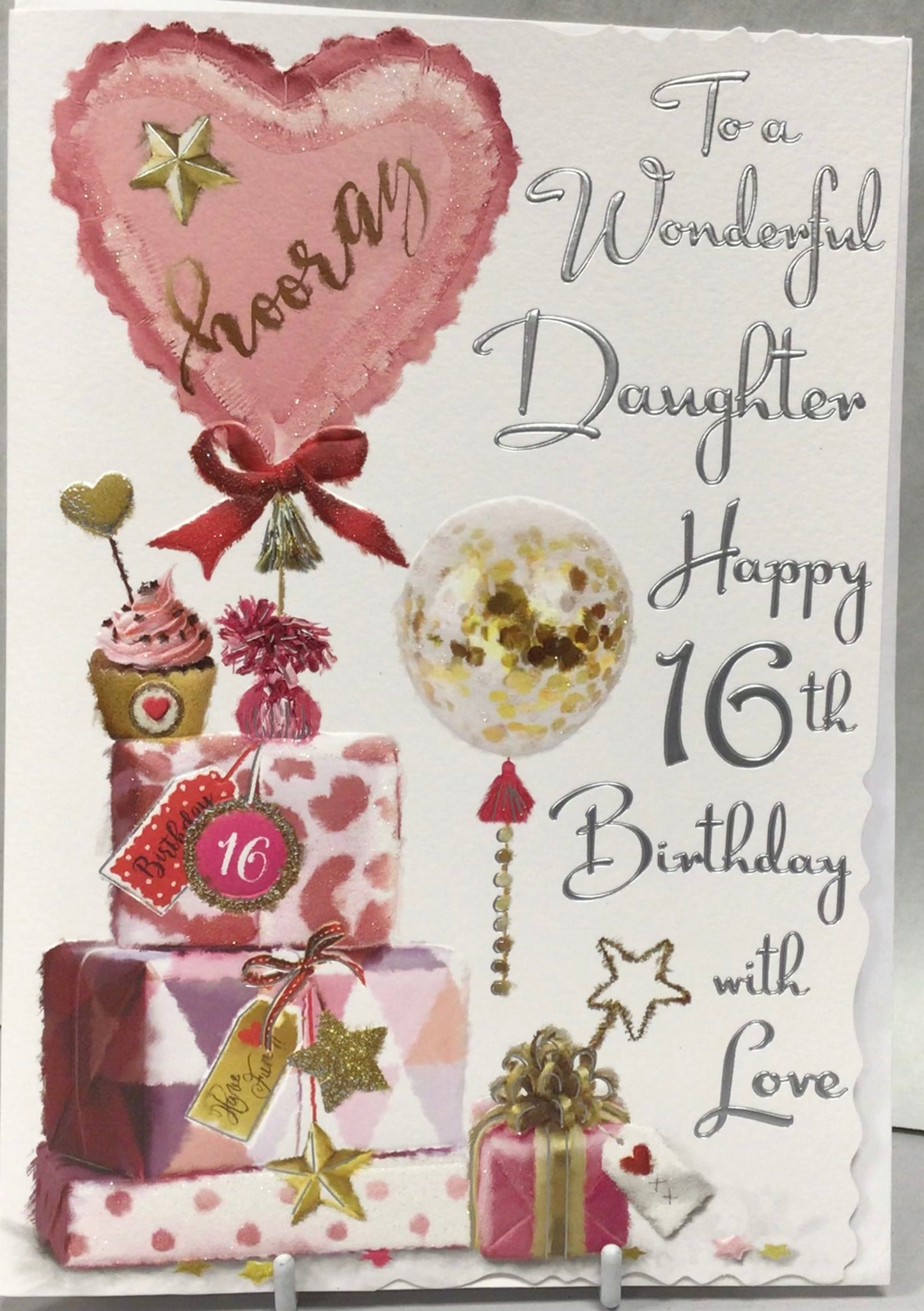 Daughter 16th Birthday Card - Javelin