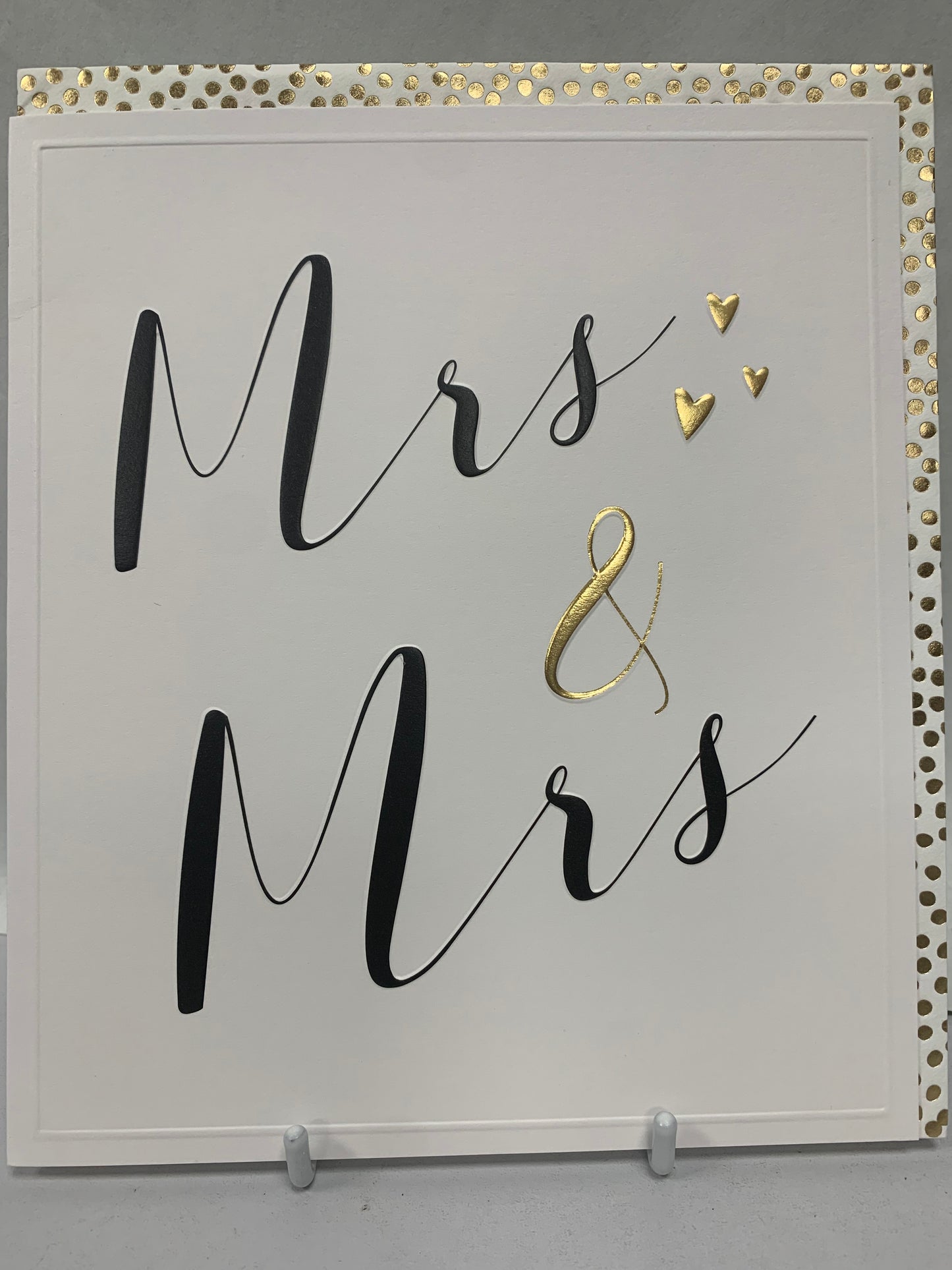 Mrs & Mrs Wedding Day Card - Paperlink - Orchid