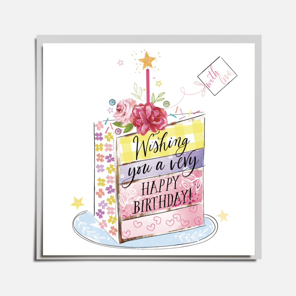 Wishing you a very happy birthday with love