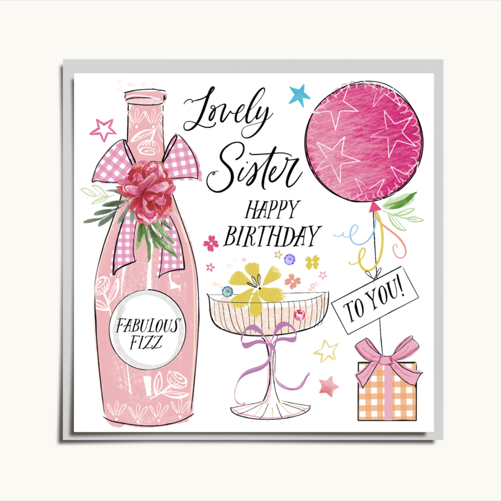 Lovely Sister Happy birthday to you!