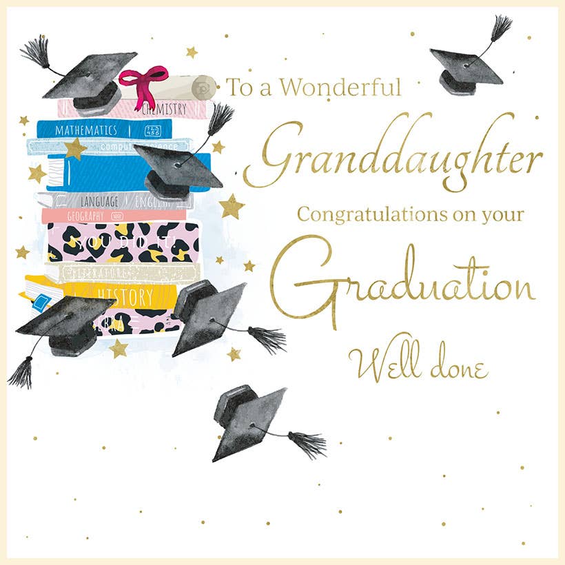 Blossom Granddaughter Graduation Card