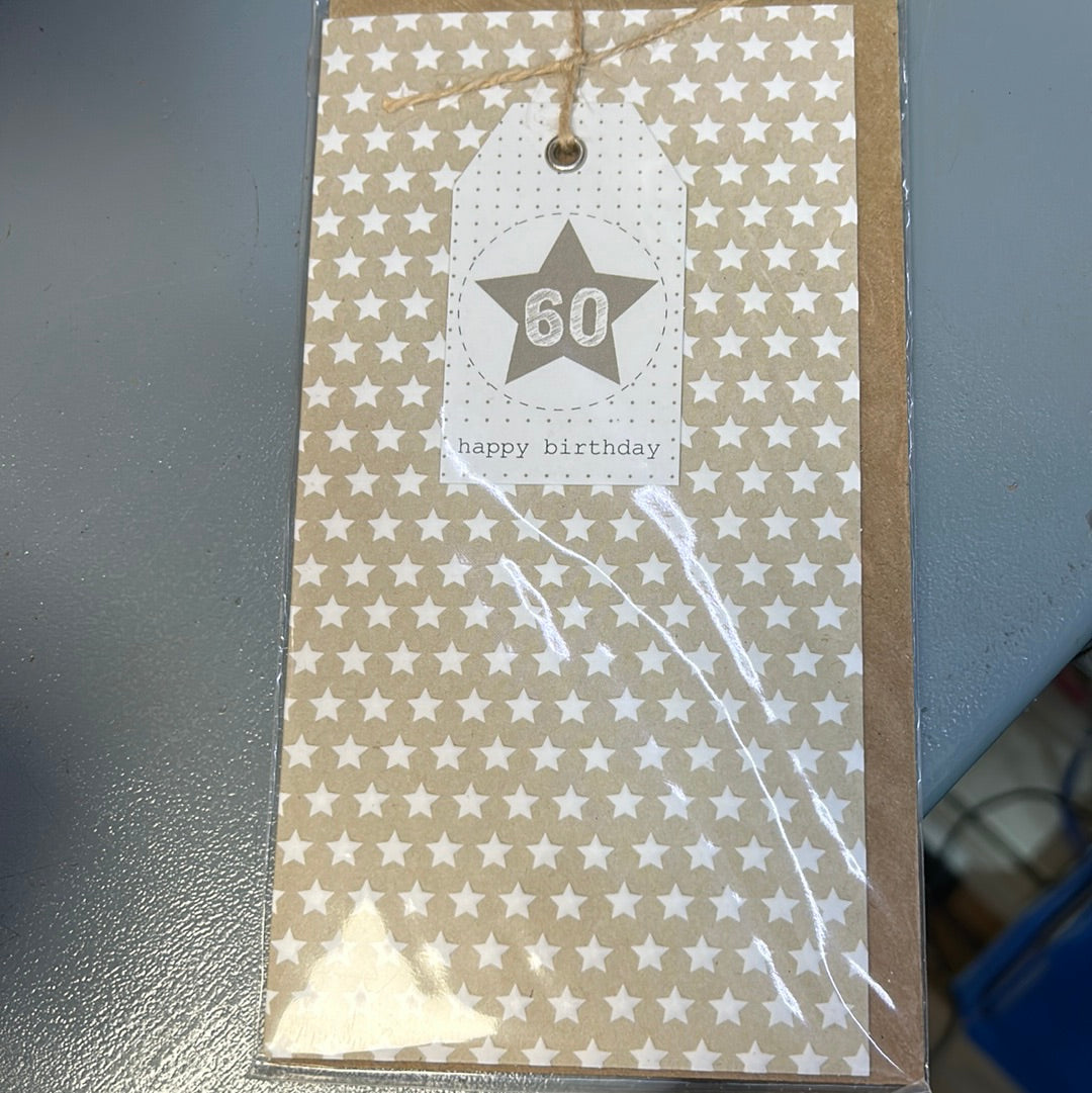 60 Birthday Card - Cinnamon Aitch