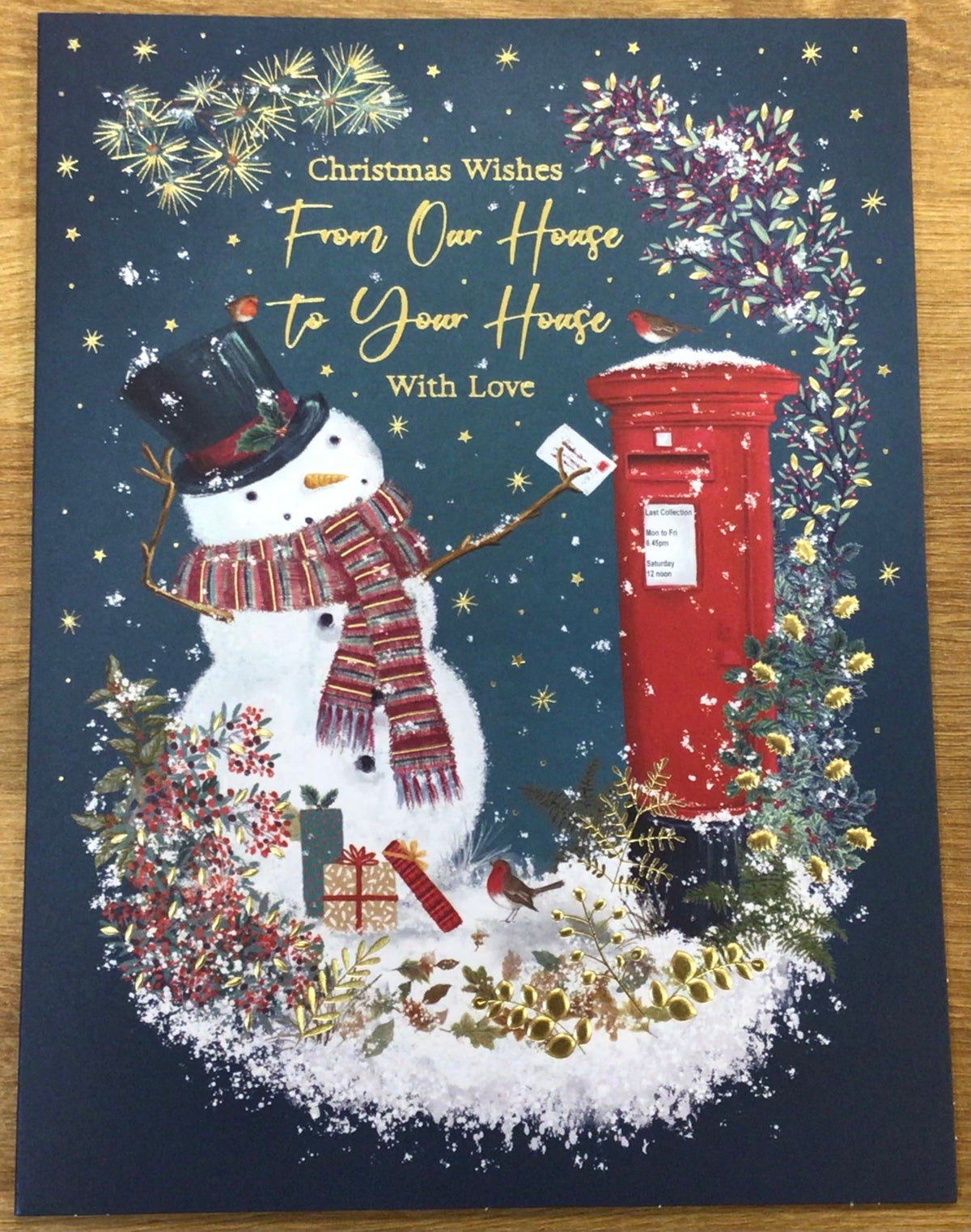 Our House To Yours Christmas Card - Words N' Wishes
