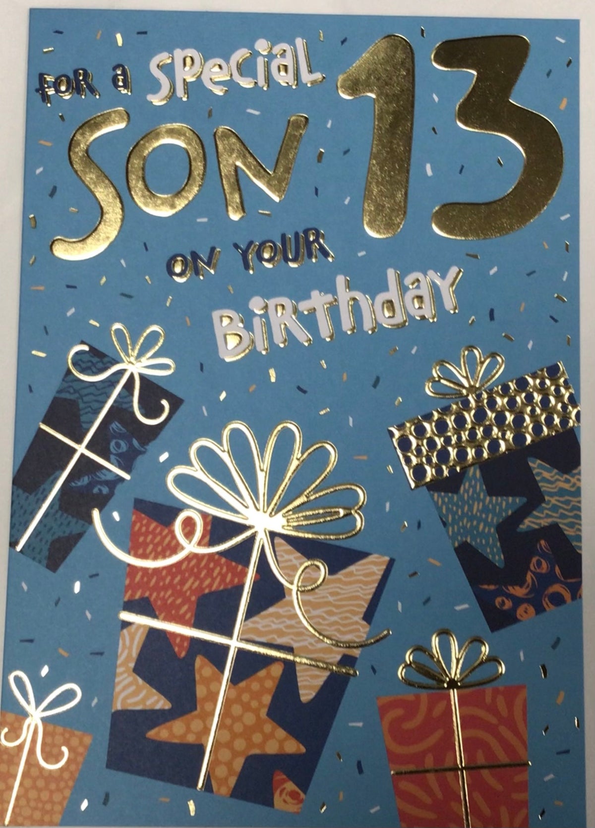 Son 13th Birthday Card - Words 'n' Wishes