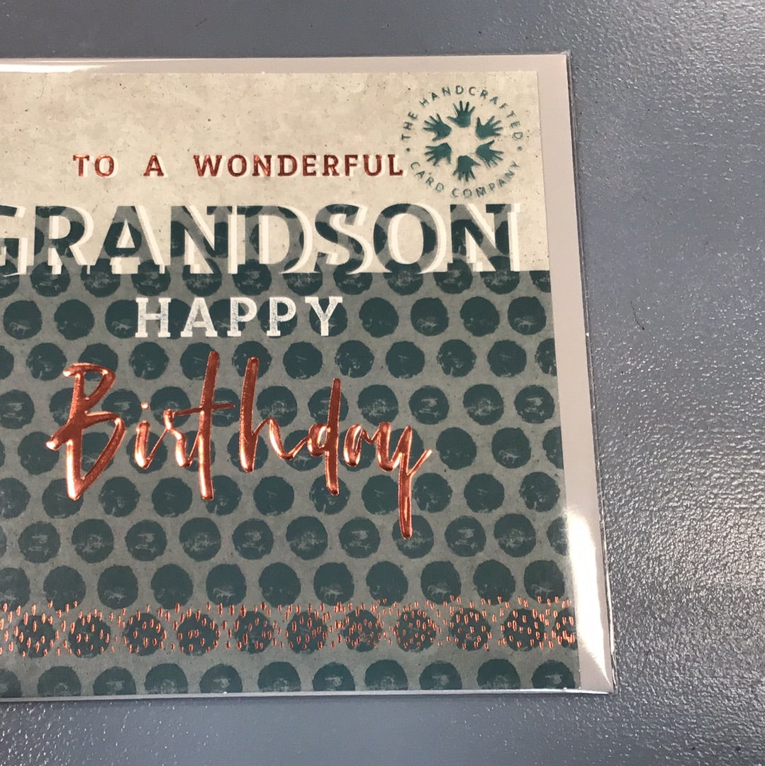 Grandson Birthday Card - THCCC