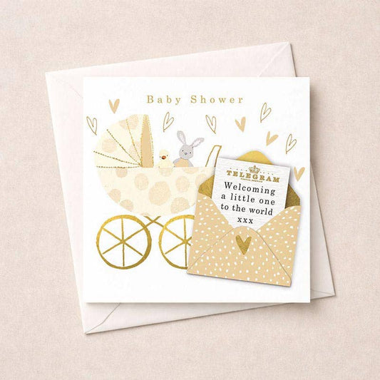 Baby Shower Card - Welcome Little One