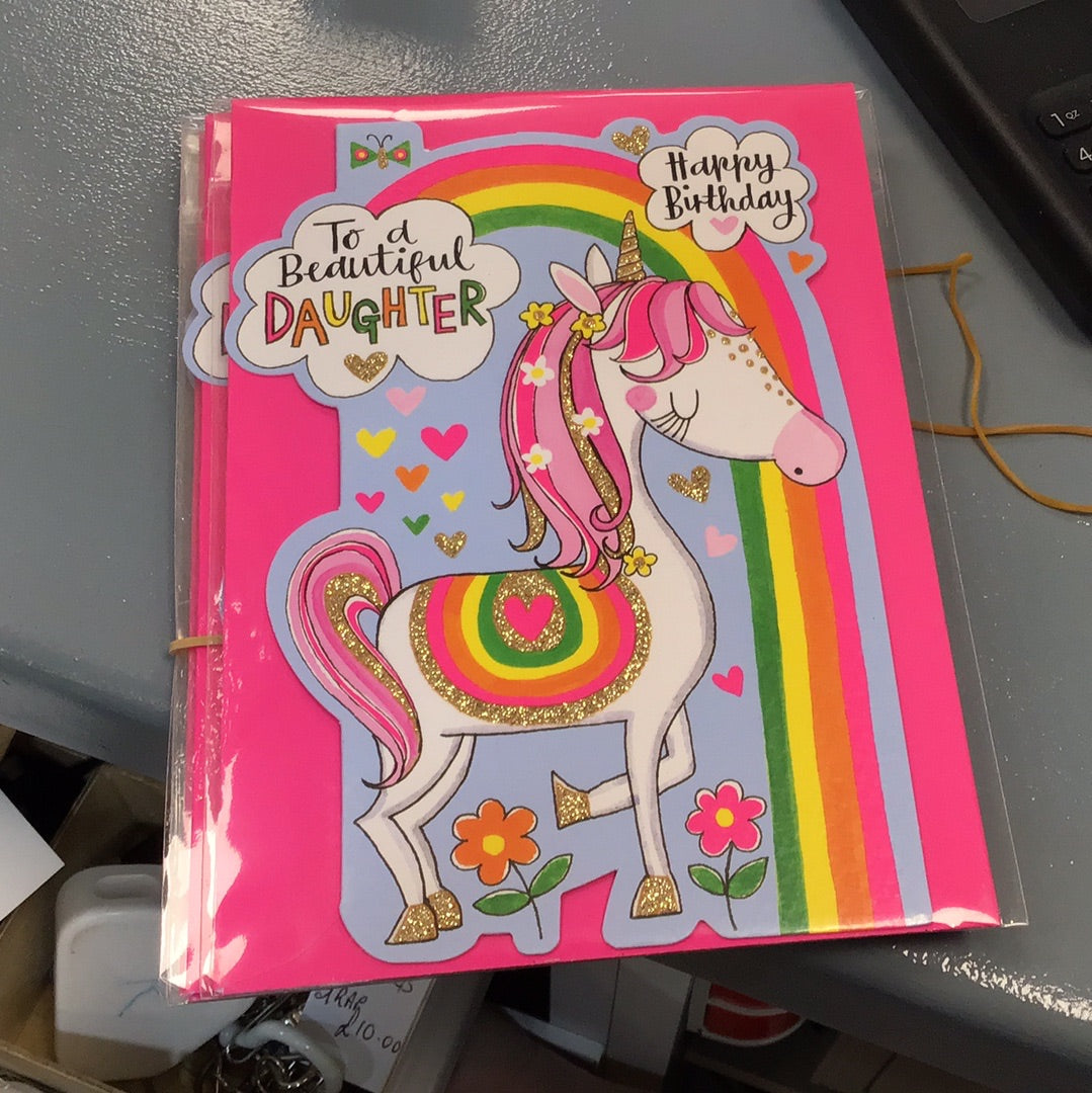 Daughter Birthday Card- Rachel Ellen
