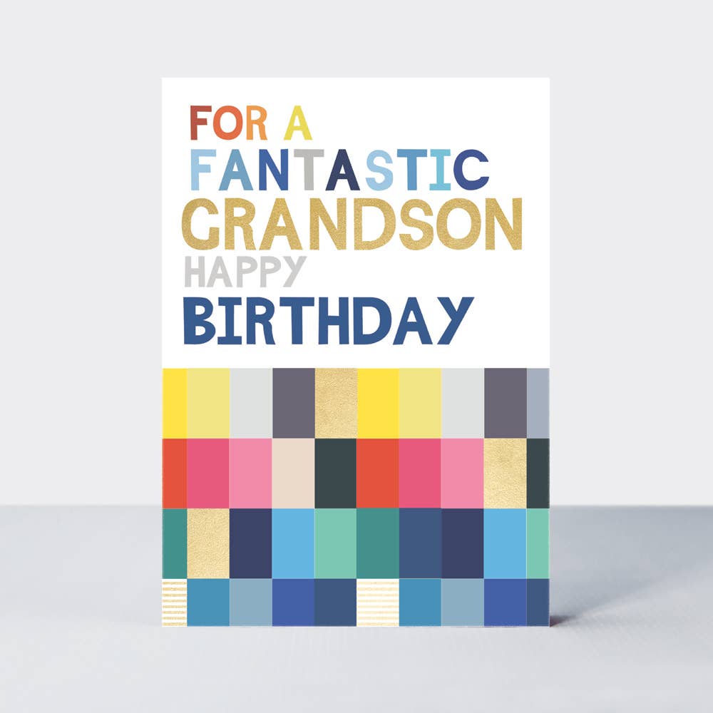 Checkmate - Fantastic Grandson Happy Birthday