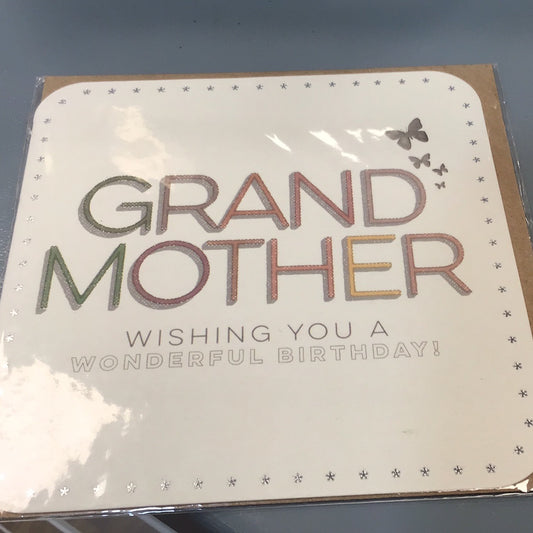 Grandmother birthday card Meantersay