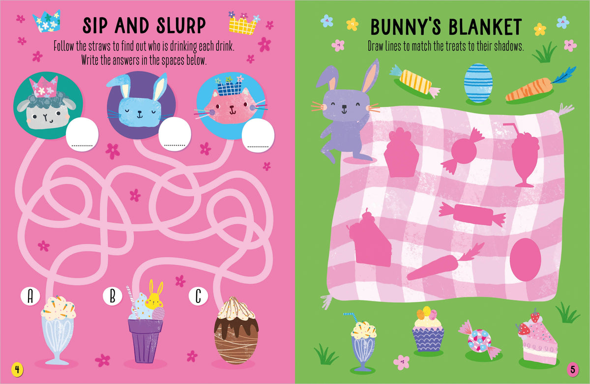 The Big Egg Hunt Sticker Activity Book – Fun Easter Puzzles, Crafts & 100+ Stickers for Kids 4+