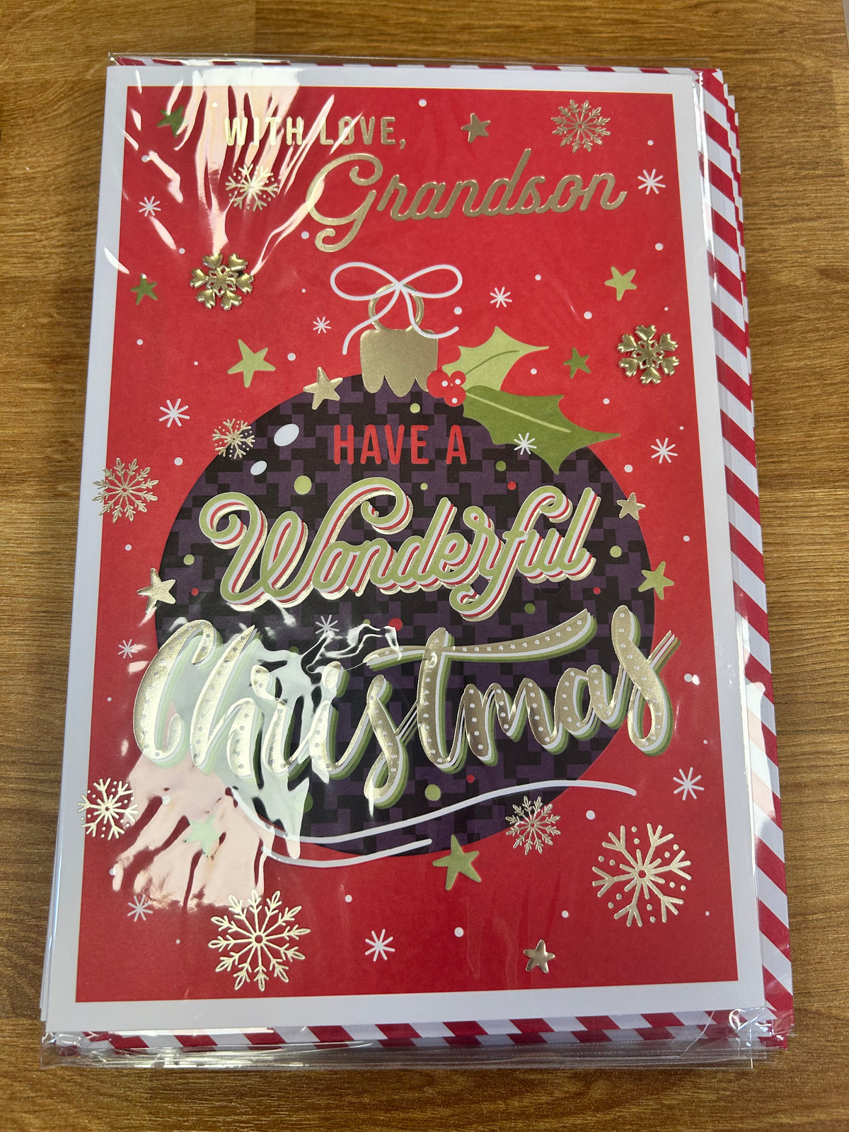 Grandson Christmas Card