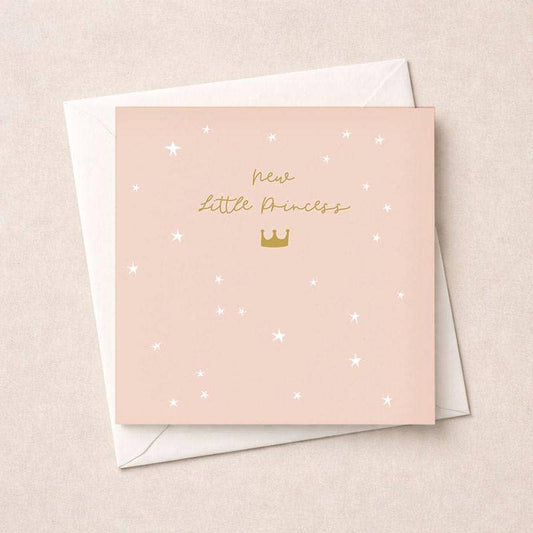 New Baby Girl Card - Little Princess