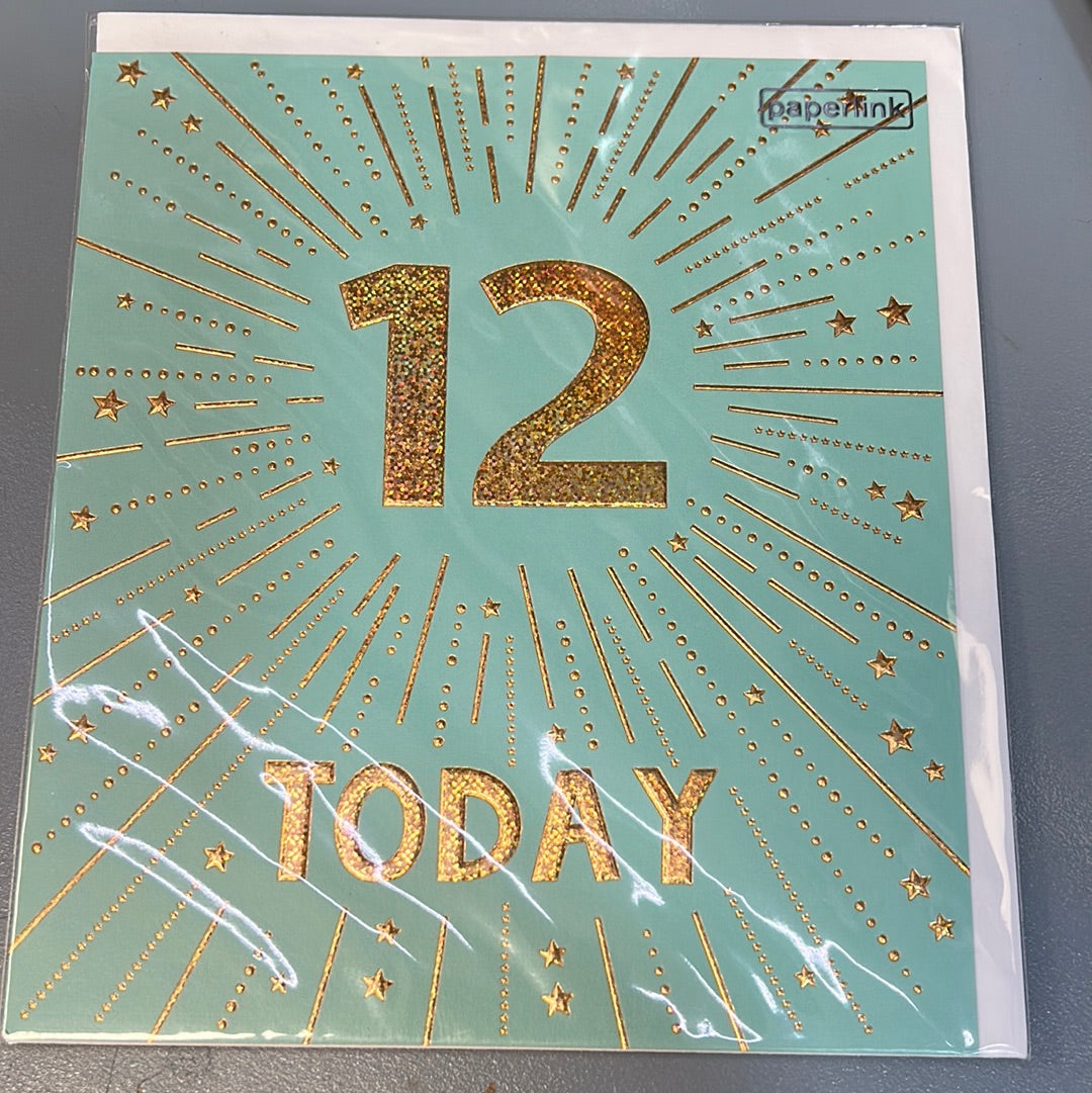 12 Birthday Card - Paperlink