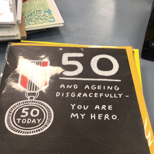 50 birthday pigment