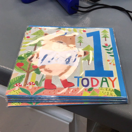 1st birthday card Peel