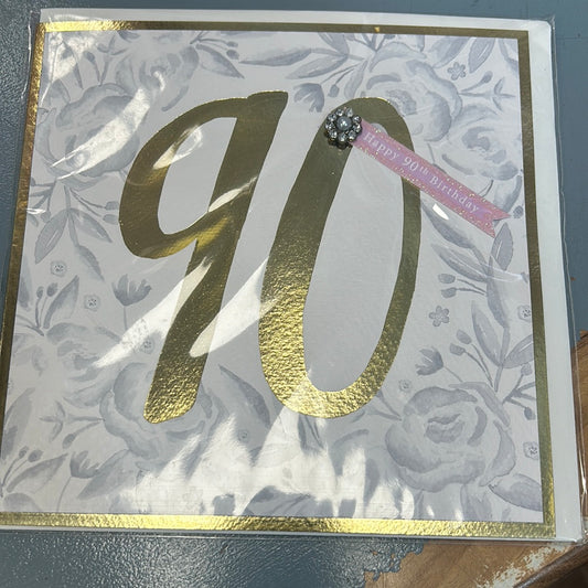 90 Birthday Card