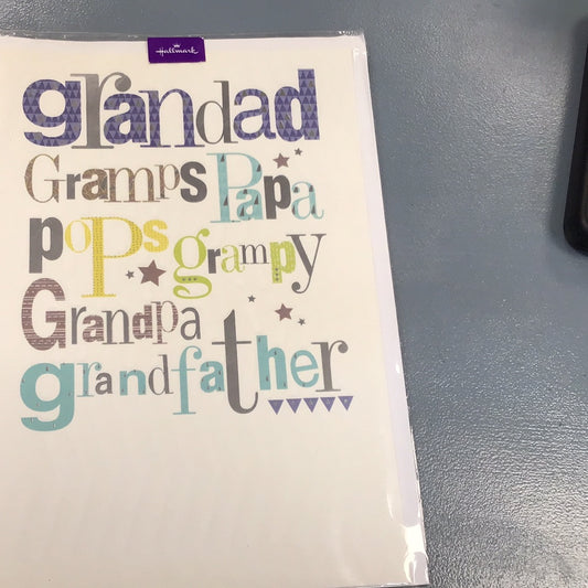 Grandpa cards - Hallmark