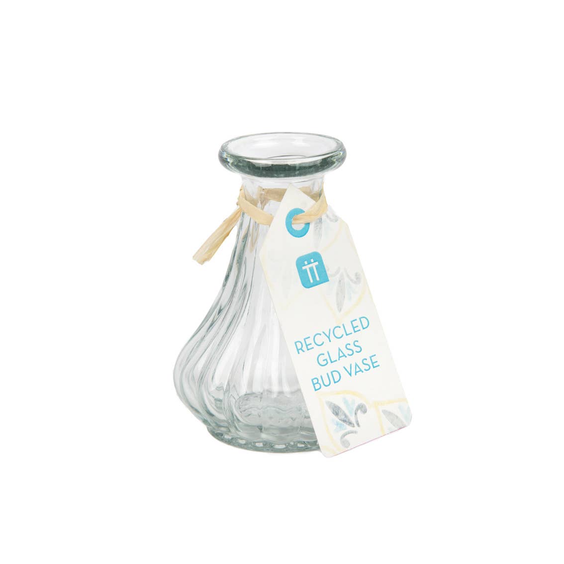 Clear Recycled Glass Bud Vase | Wedding Decor |