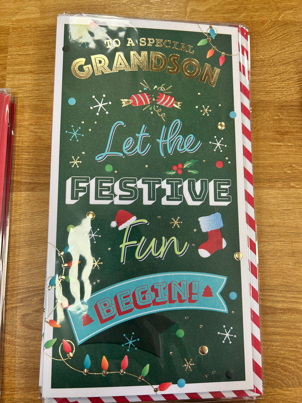 Grandson Christmas Card