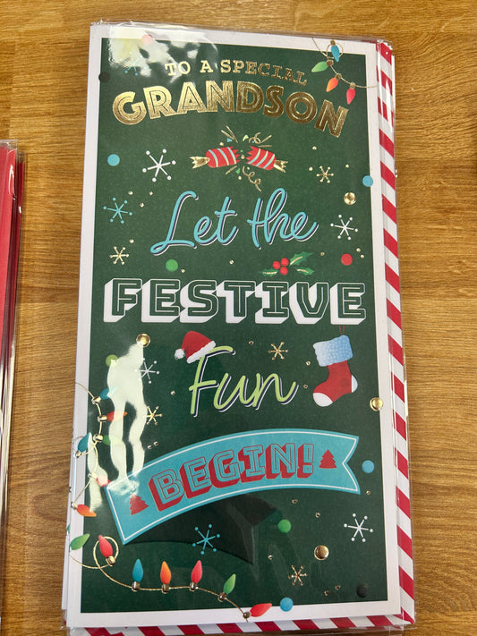 Grandson Christmas Card