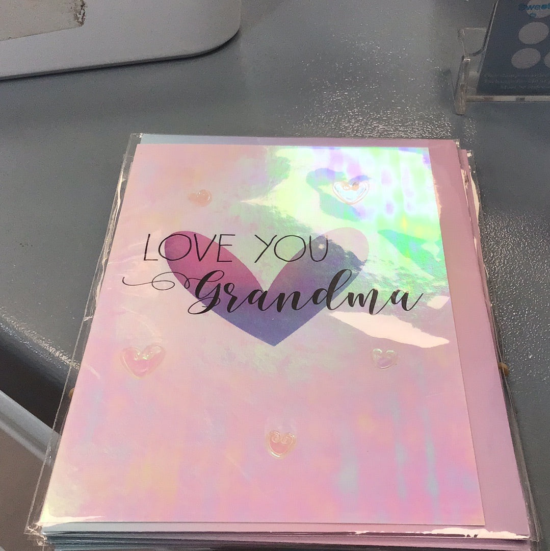 Grandma birthday card WJB