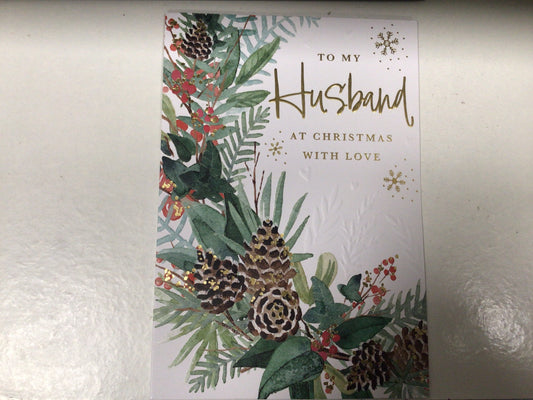 Husband Christmas Card - Words N' Wishes