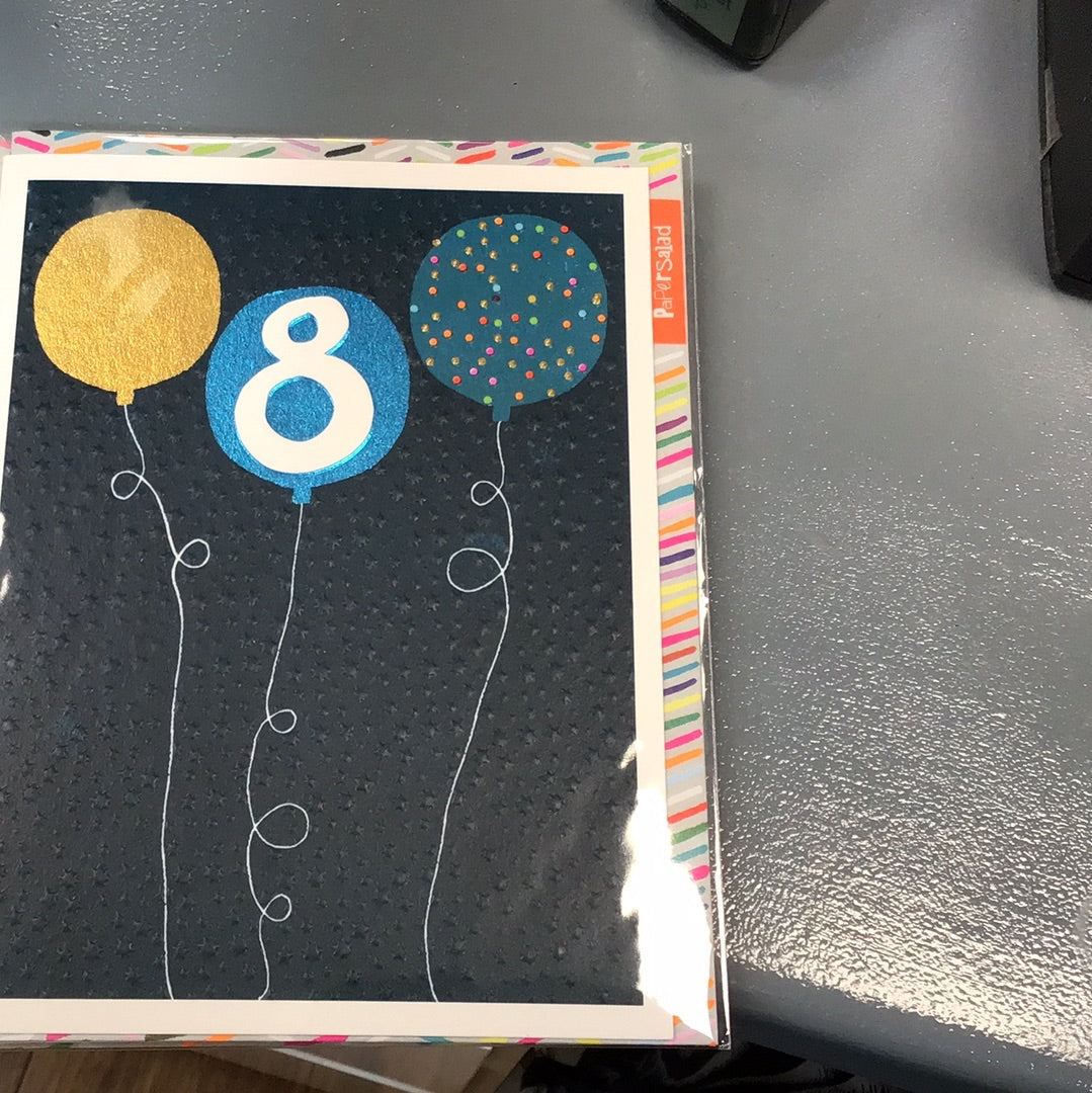 8th Birthday Card - Papersalad - jamboree