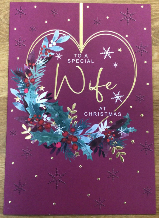 Wife Christmas Card - Words N' Wishes