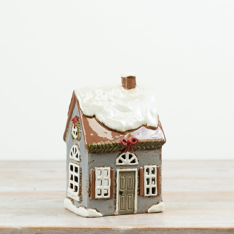 Christmas Tealight House, 18.5cm