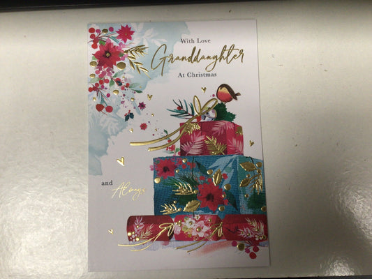 Granddaughter Christmas Card - Words N' Wishes