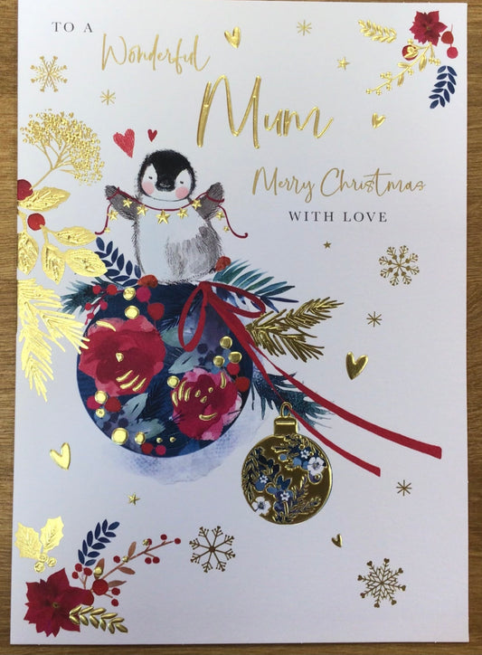 Mum Christmas Card - Words N' Wishes