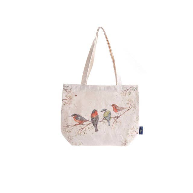 British Bird Cotton Tote Bag