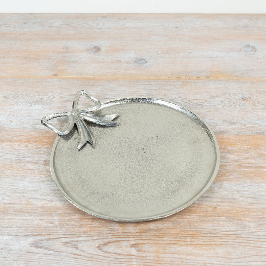 Christmas Bow Serving Plate, 28cm
